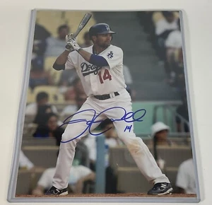 JAMEY CARROLL Autographed Photo 8x10 signed autograph DODGERS batting - Picture 1 of 1