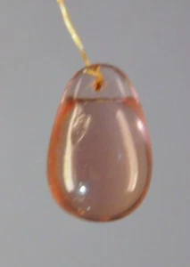 Vintage Amethyst Glass Bead For Grape Cluster Chandelier Lamp Décor 3/4''x1/2'' - Picture 1 of 1