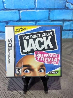 You Don't Know Jack (Nintendo DS, 2011) Game, Case, and Instruction Manual - Image 1 of 3