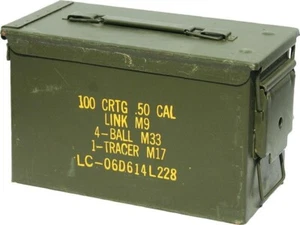 Authentic US Military Grade 50 Caliber Ammo Can - used excellent - Picture 1 of 9