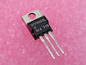 RFP4N05L RCA N-Kanal Logik Level MOSFET Leistungsfeld Effekttransistor -- Neu aus altem Lagerbestand - Bild 1 von 1
