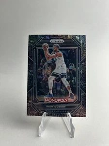 Rudy Gobert 2022-23 Panini Prizm Monopoly Monopoly Negro Clásico Iconos #54 - Imagen 1 de 2
