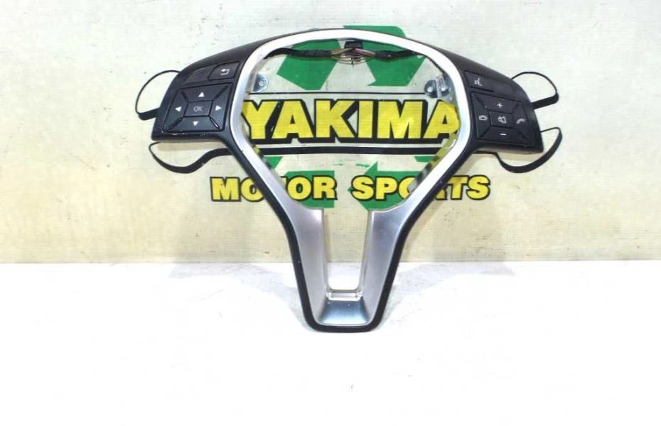 Cubierta de moldura de volante 12-15 Mercedes Benz E350 OEM plateada DESNUDA  Foto 1 de 4