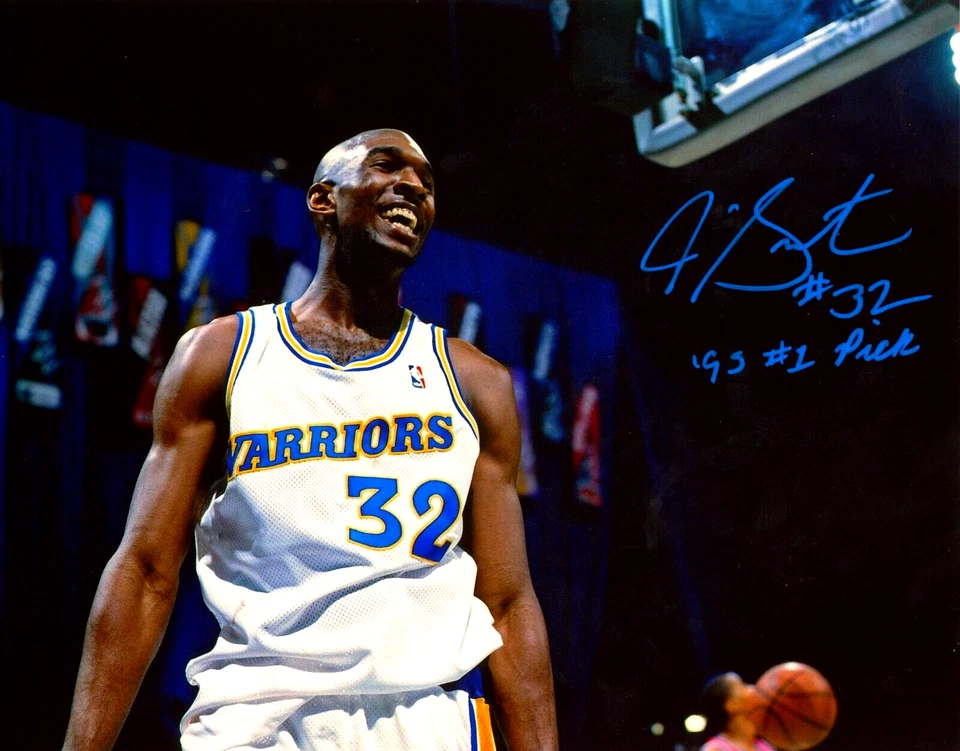 Foto firmada por Joe Smith de los Golden State Warriors 8x10 con 95 #1 selección LSCM CERTIFICADO DE AUTENTICIDAD #2 Foto 1 de 1