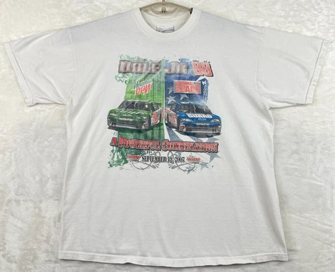 Vtg Winners Circle Dale Earnhart Jr Shirt Mens XL White 2007 Nascar 88 *Read Cover