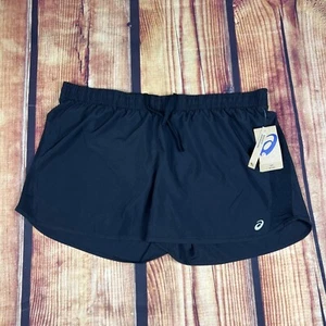Asics Trainingsshorts Herren 2XL schwarz kurz gefüttert 4 in PR Lyte Run Running Neu - Bild 1 von 6