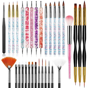 32 Pcs Acrylic Nail Brush Set, Acrylic Nail Brushes for Acry For Nail Art New U - Picture 1 of 12