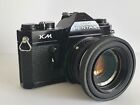 Vintage Pentax KM Camera 35mm + SMC Pentax -M 1:2 50mm Lens ASAHI.