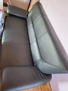 Couch Leder 2er (170x90x85) + 3er (195x90x85) gebraucht - Bild 1 von 4