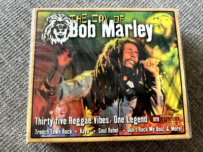 New & Sealed The Cry of Bob Marley Collection of 35 Reggae Vibes on 3 CD Box Set Foto 1 de 4