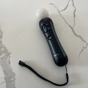 Controlador de movimiento Sony PlayStation 3 PS3 negro CECH-ZCM1U ¡PROBADO Y FUNCIONANDO! - Imagen 1 de 4