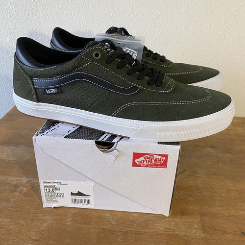 Vans Gilbert Crockett nero foresta verde notte taglia 8 5