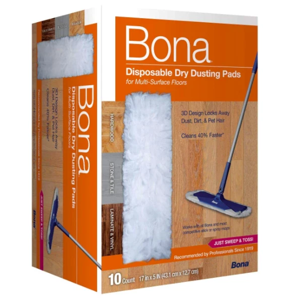 Bona Multi Surface Floor Disposable Dry Dusting Pads - AX0003512