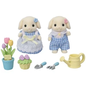 Sylvanian Families Set de cuidado de flores Flora conejos hermanos Japón Cali... - Imagen 1 de 5