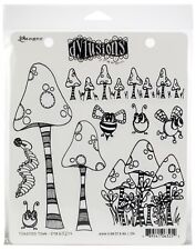 Ranger Dyan Reaveley's Dylusions Cling Stamp Collections 8.5"X7"-Toadstool Town