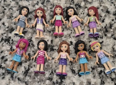 LEGO Friends Minifigures Lot of 10 Figures - Image 1 of 4
