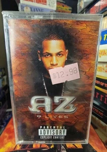 AZ 9 LIVES FACTORY SEALED CASSETTE Hip Hop 2001 CLASSIC MINT - Picture 1 of 10