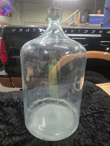 Botella de agua de vidrio transparente vintage de 5 galones jarra enfriador fuente jarabe de soda**NT - Imagen 1 de 10