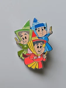 2024 Disney Construye Un Prendedor Bella Durmiente Buenas Hadas Flora Fauna Merryweather - Imagen 1 de 2