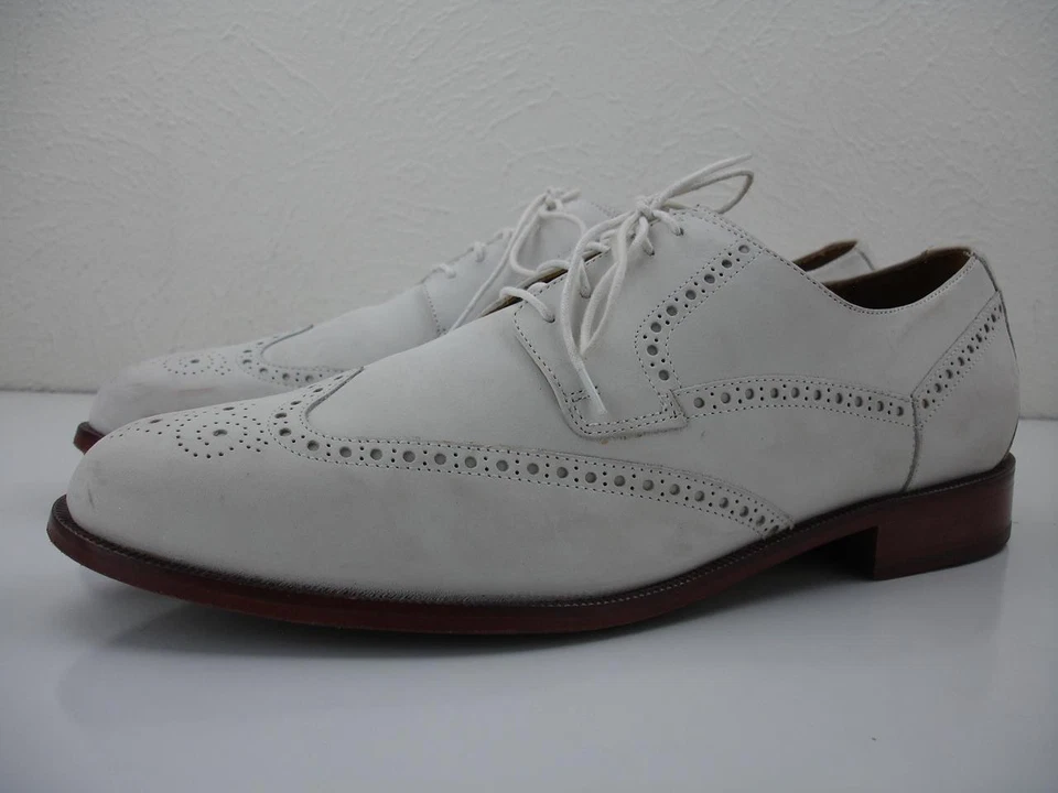 Para hombres Talla 13 M Cole Haan Great Jones Punta de Ala Zapatos Oxford Gamuza Bucks Bucs Brogue Foto 1 de 4