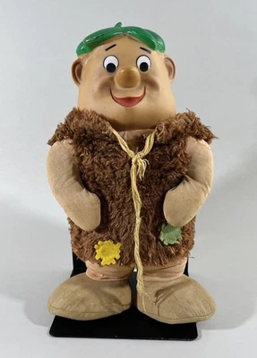 Picapiedra 1960 Knickerbocker Hanna Barabera Barney Escombros Cabeza de Goma Muñeca 16" Foto 1 de 4