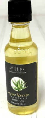 Aceite corporal sin edad de néctar de agave fresco de granja (1,7 oz / 50,3 ml) NUEVO Foto 1 de 2