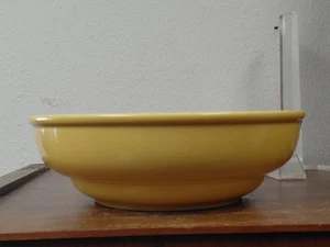 Homer Laughlin Betty Crocker Bowl Yellow Reissue 48 oz 8.75" Dia VGUC - Picture 1 of 5