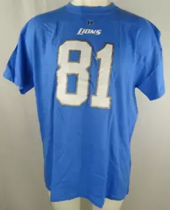 Maglietta grafica uomo Detroit Lions NFL Team Apparel ""#81 Calvin Johnson - Foto 1 di 8
