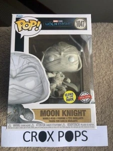 Jumping Moon Knight GLOW GITD SE 1047 Funko Pop Vinyl NEW in Mint Box +Protector - Picture 1 of 6