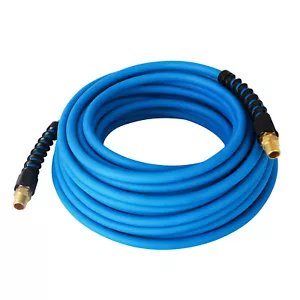 Mangueras para herramientas de aire de 1/4 de pulgada 50 pies manguera de aire de goma liviana 300 PSI - Imagen 1 de 1
