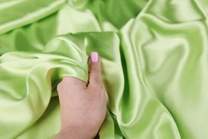 Light Lilac Satin Charmeuse Fabric By The Yard 173 - Picture 1 of 15