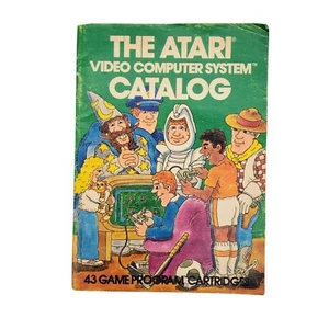 The ATARI Video Computer System Catalog 43 Game Program Cartridge 1981 - Green - Picture 1 of 4