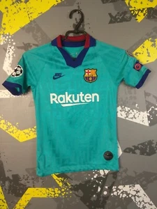 Barcelona Jersey Third UCL football shirt 2019 - 2020 Nike Young Size S ig93 - Picture 1 of 13