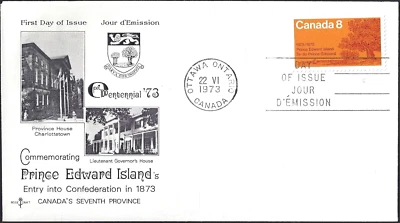 🍁Canada   #618     "OAK TREES ON SHORE"     Brand New  1973   Rosecraft  Cover - Image 1 of 2