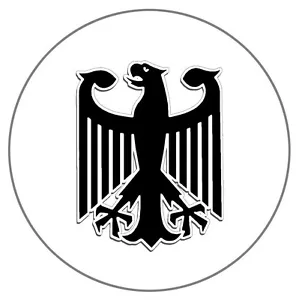 ÁGUILA ALEMANA 2 GUERRA MUNDIAL - EMBLEMA/ICONO DEL TANQUE - 55 MM NEVERA/CONGELADOR/ARMARIO IMÁN - Imagen 1 de 2