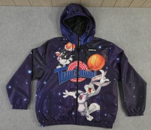 Space Jam Tune Squad Members Only Adult XL Purple Windbreaker Jacket Bugs Lola - Picture 1 of 5