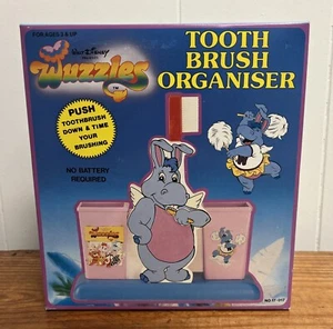 Raro Organizador de Cepillo de Dientes Disney Wuzzles 1986 Hasbro ¡Nuevo en Caja Sellada! - Imagen 1 de 10