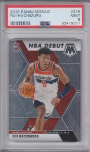2019-20 Panini Mosaic Rui Hachimura RC PSA 9 Rookie Card Washington Wizards SP - Picture 1 of 2