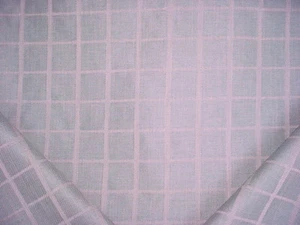 2-7/8Y Cowtan Tout 11152 Corsica Aqua Blue Textured Plaid Upholstery Fabric - Picture 1 of 4