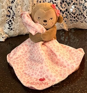 Plush Carters Lovey Rattle Child of Mine by Security Blanket Monkey - Picture 1 of 4