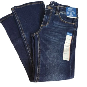 NWT Girls Size 7 Arizona Jean Co. Superflex Bootcut Jeans Blue Denim - Picture 1 of 5