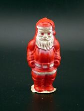 Vintage Christmas Miniature Irwin Celluloid Santa Claus 2 1/2" Ornament