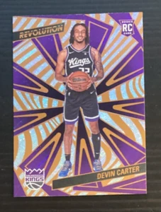 2024-25 Panini Revolution DEVIN CARTER Rookie Card RC #125 Kings - Picture 1 of 2