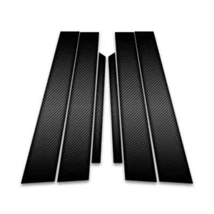 Pillar Post Trim for 2003-2007 Honda Accord [Carbon Fiber 6pc] - Picture 1 of 1