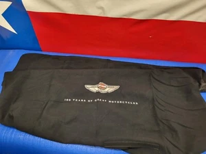 100th Anniversary Harley Davidson Travel Blanket/Picnic Throw 60 x 60 - Picture 1 of 7
