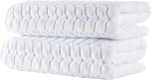 Turkish Bath Towels, Soft Plush Jacquard Luxury Bath Towels, Quick Dry Towel Set - Picture 1 of 10