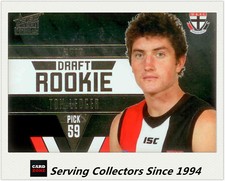2011 Select AFL Infinity Draft Rookie Card DR33 Tom Ledger (St. Kilda)