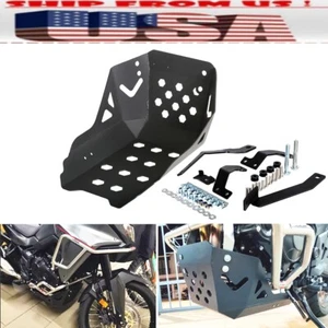 Protector de cubierta de golpe de motor placa de deslizamiento frontal negro EE. UU. para HONDA XL750 TRANSALP 2023+ - Imagen 1 de 13