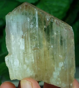 Jumbo Kunzit hell zitronenfarben terminiert Kristall Mineral Präparat 185 Gramm  - Bild 1 von 6