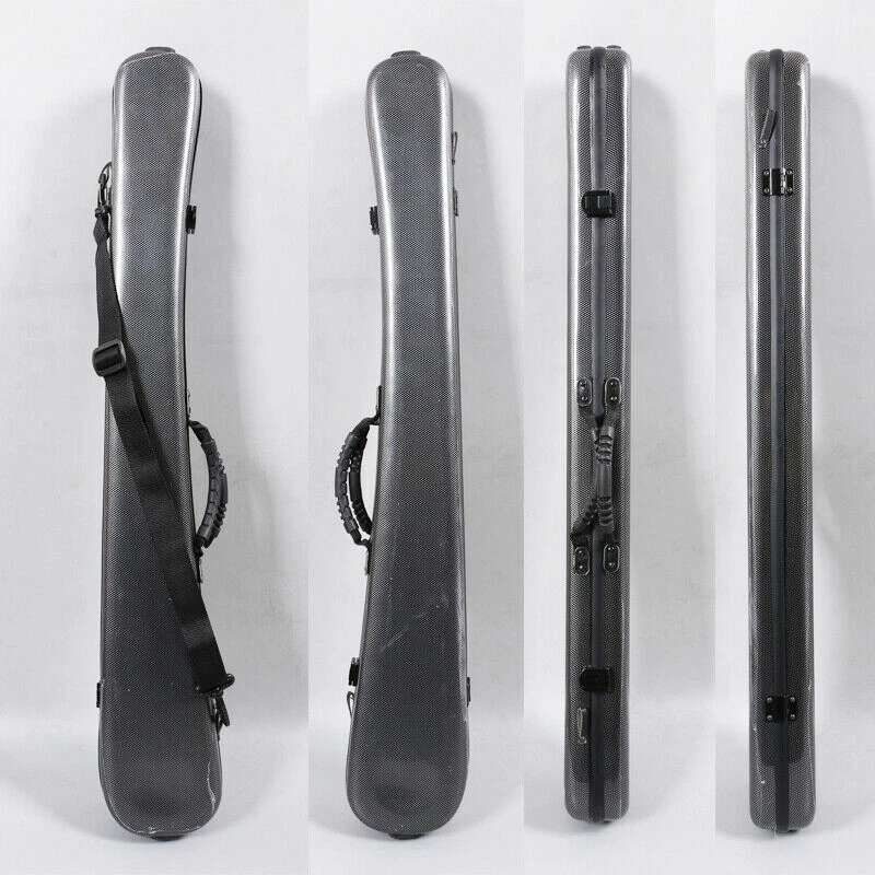 Двойной бас бант чехол из углеродного волокна бас бант коробка 2шт бант сумка черный жесткий чехол - Изображение 1 из 4